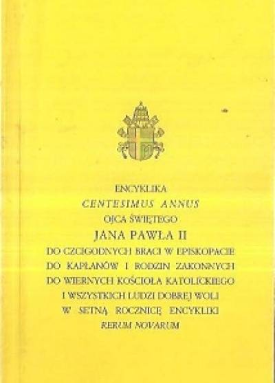 Jan Paweł II - Encyklika Centessimus annus