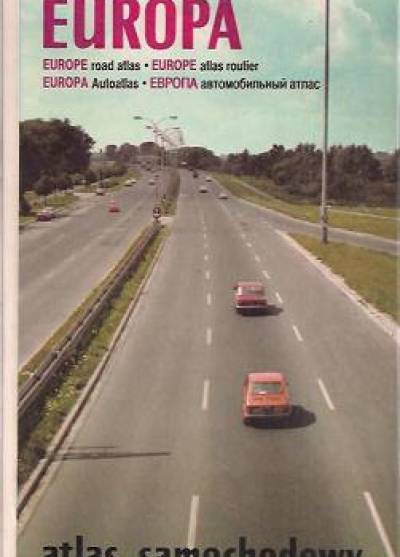 Europa - atlas samochodowy (1988)