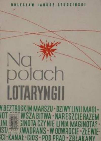 Bolesław J. Studziński - Na polach Lotaryngii