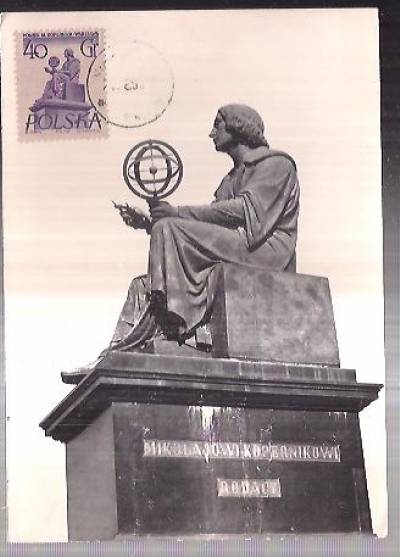 fot. T. Hermańczyk - Warszawa. Pomnik Mikołaja Kopernika (1963)