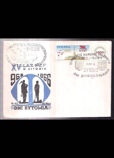 XV lat PZF w Bytomiu / Dni Bytomia 1966 (koperta okolicznościowa)