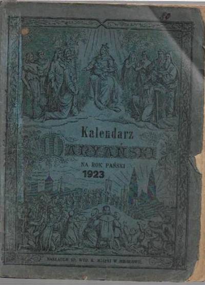 Kalendarz Maryański na rok Pański 1923