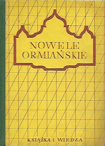 antologia - Nowele ormiańskie