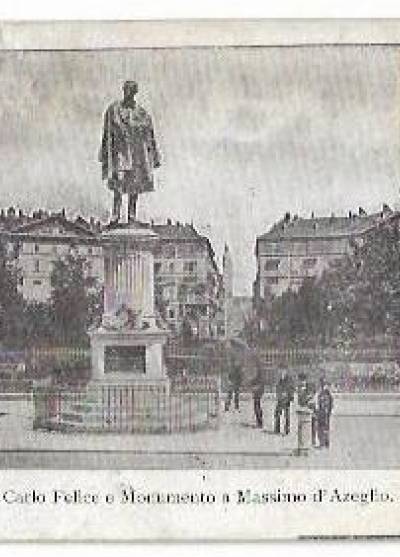 Torino. Piazza Carlo Felice e Monumento a Massimo d`Azeglio (1906)