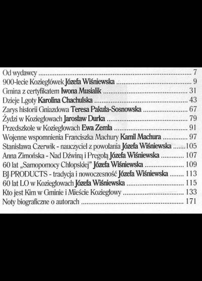 Almanach ziemi koziegłowskiej 2006