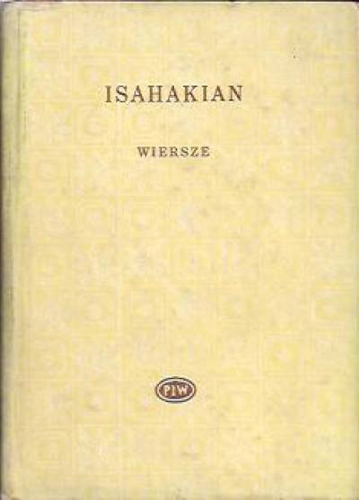 Awetikh Isahakian - Wiersze