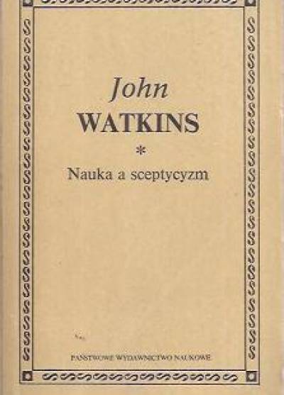 John Watkins - Nauka a sceptycyzm