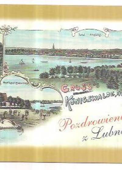 Pozdrowienia z Lubniewic - reprint widokówki z roku 1899