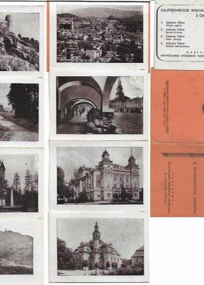 Wspomnienia z Karkonoszy (8 najpiękniejszych widoków) - harmonijkowy zestaw zdjęć, 1947