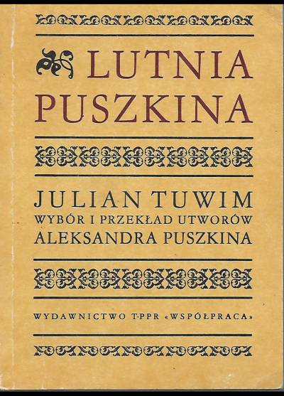 Aleksander Puszkin (w przekładzie Juliana Tuwima) - Lutnia Puszkina