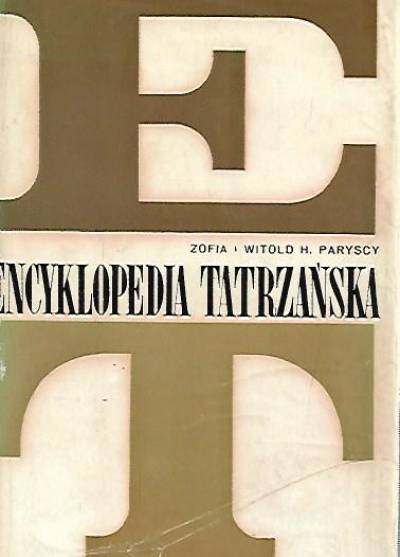 Zofia i Witold Paryscy - Encyklopedia tatrzańska