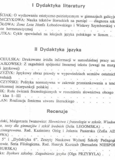 Helena Synowiec - Z teorii i praktyki dydaktycznej języka polskiego t. 16