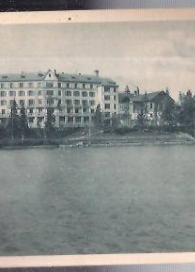A. Chytil - Vysoke Tatry - Strbske Pleso: Hotel Hviezdoslav a hotel Krivan (1930)