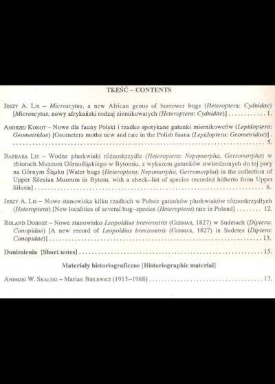 Acta entomologica silesiana vol. 1, no 1