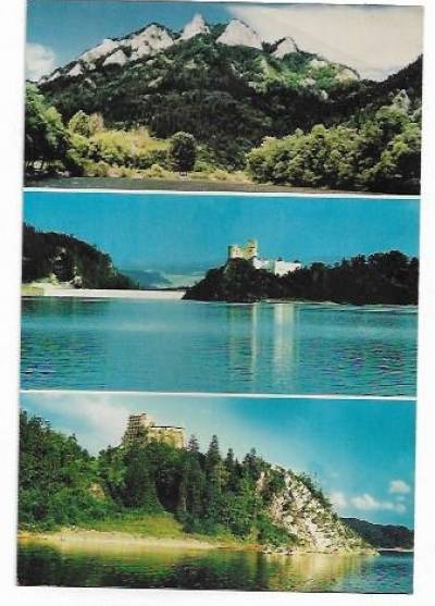 fot. P.K. Koźmiński - Pieniny. Trzy Korony - ruiny zamku w Czorsztynie - zamek w Niedzicy (1999)