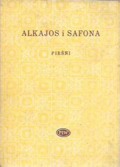 Alkajos i Safona - Pieśni