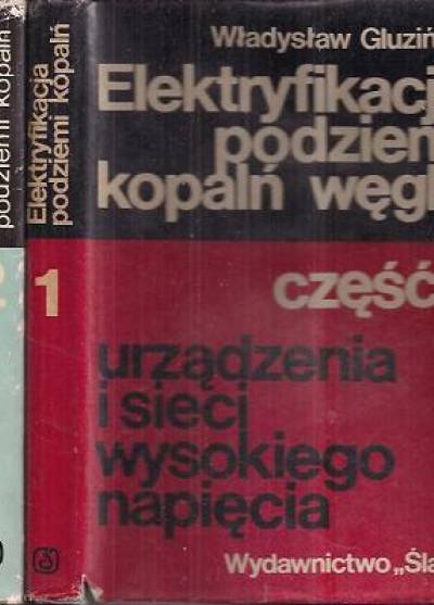 Władysław Gluziński - Elektryfikacja podziemi kopalń węgla. Komplet I-II (Urządzenia i sieci wysokiego napięcia - Urządzenia i sieci niskiego napięcia)