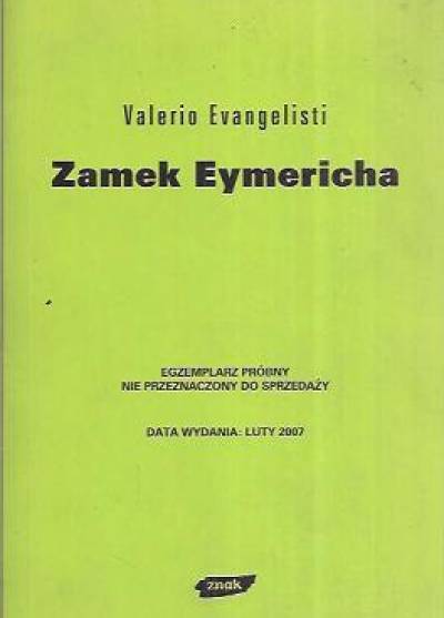 Valerio Evangelisti - Zamek Eymericha