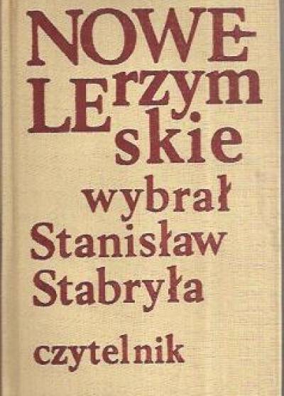 antologia, wyb. S. Stabryła - Nowele rzymskie