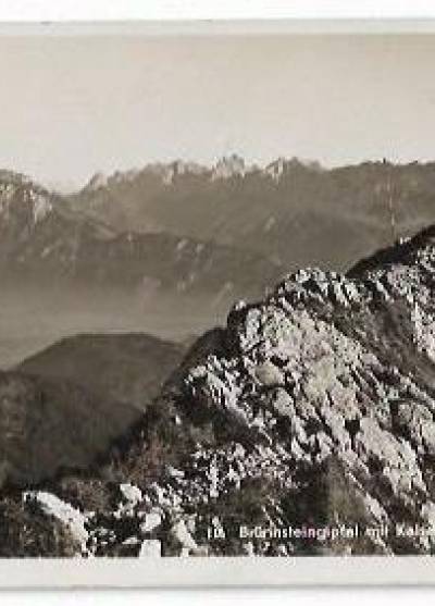 Brunnsteingipfel mit Kaisergebirge