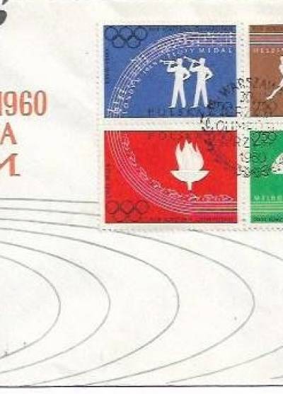 XVII Olimpiada - Rzym 1960 (koperta FDC - na pierwszy dzień obiegu)