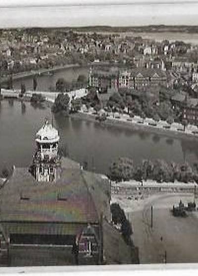 Kiel - Blick vom Rathausturm aud Stadt und Hafen (1934)