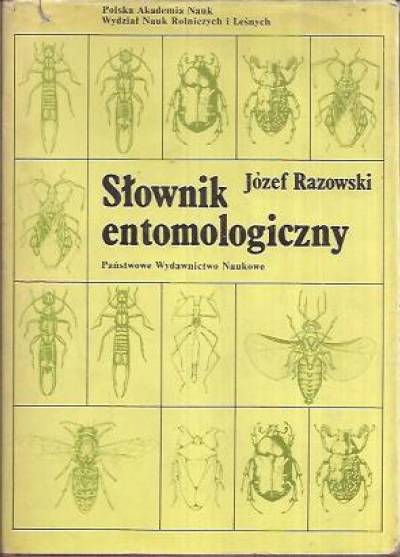 Józef Razowski - Słownik entomologiczny