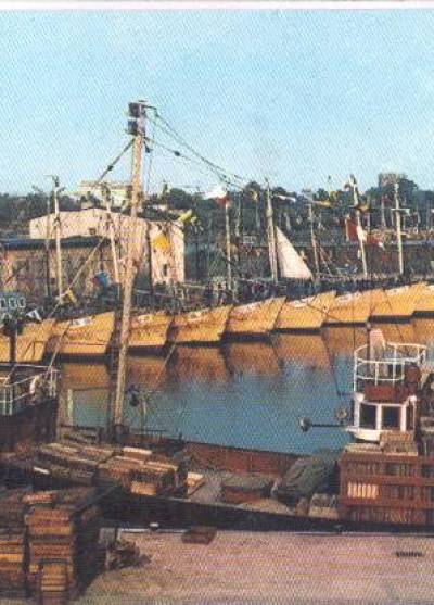 A.Stelmach - Kołobrzeg. Fragment portu rybackiego (1969)