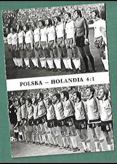 fot. M. Świderski - Polska-Holandia 4:1. Eliminacje mistrzostw Europy w piłce nożnej - Chorzów 10.IX.1975 fot. M. Świderski - Polska-Holandia 4:1. Eliminacje mistrzostw Europy w piłce nożnej - Chorzów 10.IX.1975 - okładka.
