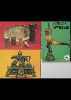Muzealia łowieckie ze zbiorów Muzeum Jeździectwa i Łowiectwa w Warszawie - komplet 9 pocztówek w obwolucie Muzealia łowieckie ze zbiorów Muzeum Jeździectwa i Łowiectwa w Warszawie - komplet 9 pocztówek w obwolucie - okładka.