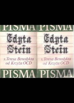 Edyta Stein (s. Teresa Benedykta od Krzyża OCD) - Pisma (t.I-II: Dzieje pewnej żydowskiej rodziny / Listy) Edyta Stein (s. Teresa Benedykta od Krzyża OCD) - Pisma (t.I-II: Dzieje pewnej żydowskiej rodziny / Listy) - okładka.