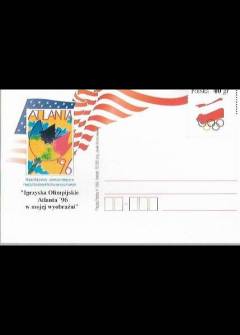 proj. J. Konarzewski - Konkurs rysunkowy - Igrzyska Olimpijskie Atlanta 96 w mojej wyobraźni (kartka pocztowa) proj. J. Konarzewski - Konkurs rysunkowy - Igrzyska Olimpijskie Atlanta 96 w mojej wyobraźni (kartka pocztowa) - okładka.