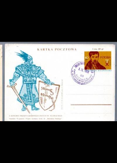 A. Balcerzak - X kongres Międzynarodowego Instytutu Teatralnego. S. Wyspiański - projekt kostiumu króla do Bolesława Śmiałego