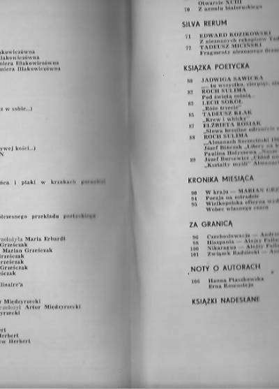 Lec, ISanos, Buczkówna i in. - Poezja nr 6(19)1967