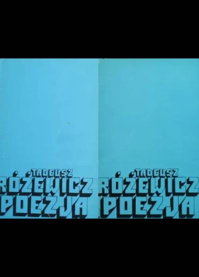 Tadeusz Różewicz - Poezja (kpl. t. 1-2)