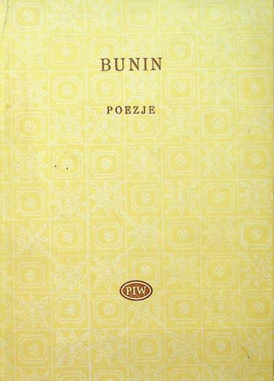 Iwan Bunin - Poezje