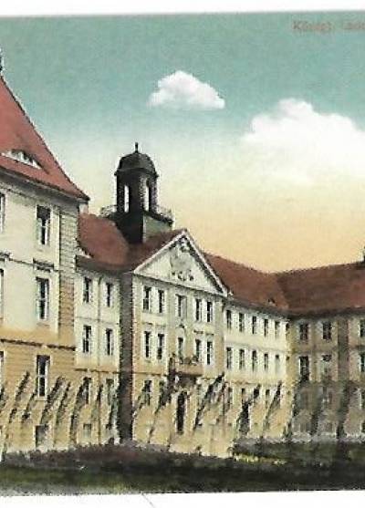 reprint pocztówki ze zbiorów Cz. Czerwińskiego - Beuthen, ).-S. Konigl. Land- und Amtsgerich