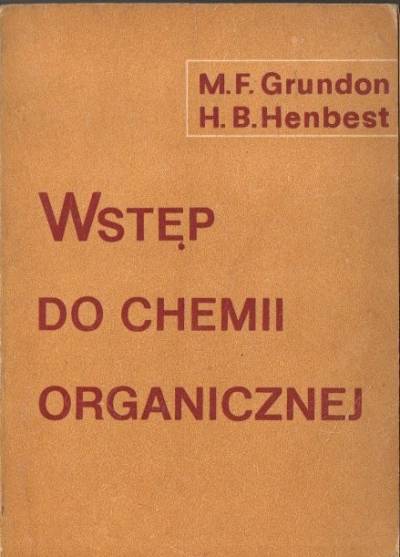 Grundon, Henbest - Wstęp do chemii organicznej