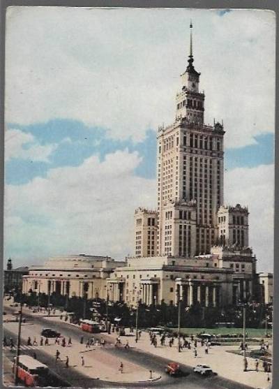 fot. T. Biliński - Warszawa. Pałac Kultury i Nauki (1963)