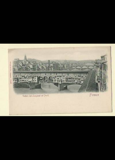 Firenze. Veduta dei Lungarni coi Ponti (przed 1914)