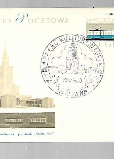 S. Topfer - Warszawska linia średnicowa - przystanek Śródmieście  (kartka pocztowa)