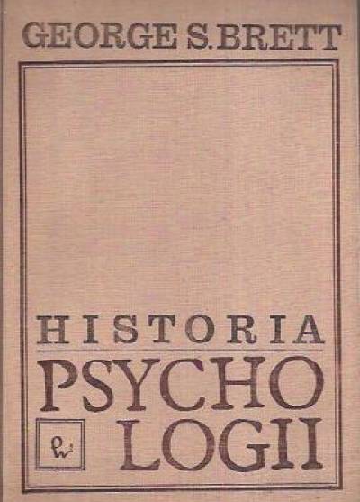 George S. Brett - Historia psychologii