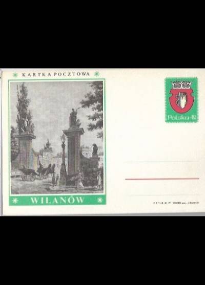 J. Brodowski - Wilanów (kartka pocztowa)