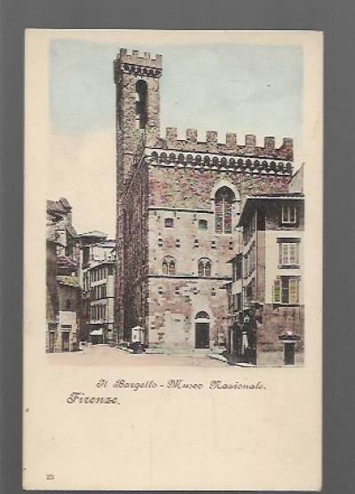Firenze. Il Bargello - Museo Nazionale (przed 1915)
