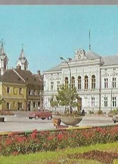 fot. B. Łopieńska - Sanok - rynek (1978)