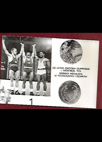 Grzegorz Cziura - srebrny medalista w podnoszeniu ciężarów , XXI letnie igrzyska Montreal 1976