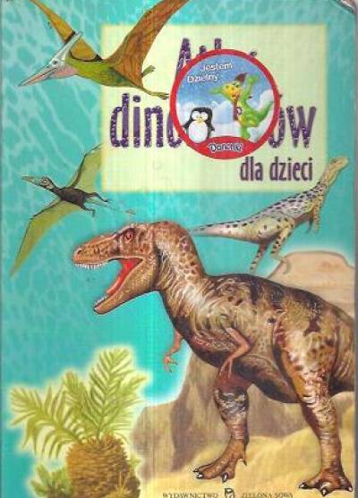Zielona sowa - Atlas dinozaurów dla dzieci (twarde kartki)