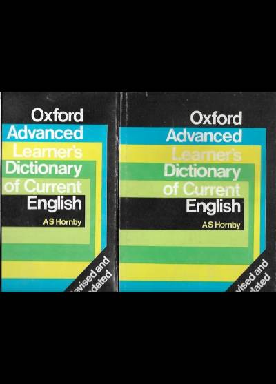 A.S. Hornby - Oxford Advanced Learners Dictionary of Current English (2-tomowy)