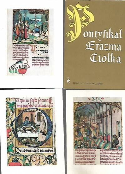 Pontyfikał Erazma Ciołka (komplet 9 pocztówek w obwolucie)