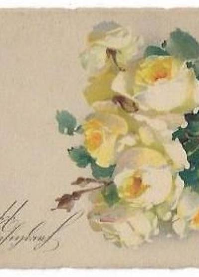 Róże (z powinszowaniami, 1918)